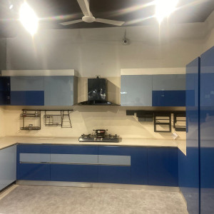 Acrylic Modular Kitchen