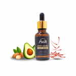 Anti Aging Night Serum with Almond, Avocado and Saffron, Natural Glow and Wrinkle Reduction, 30ml