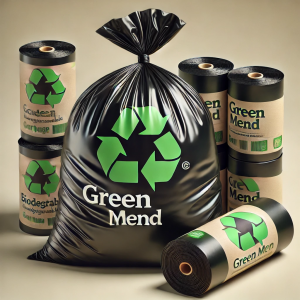 Bag-on-rolls garbage bags