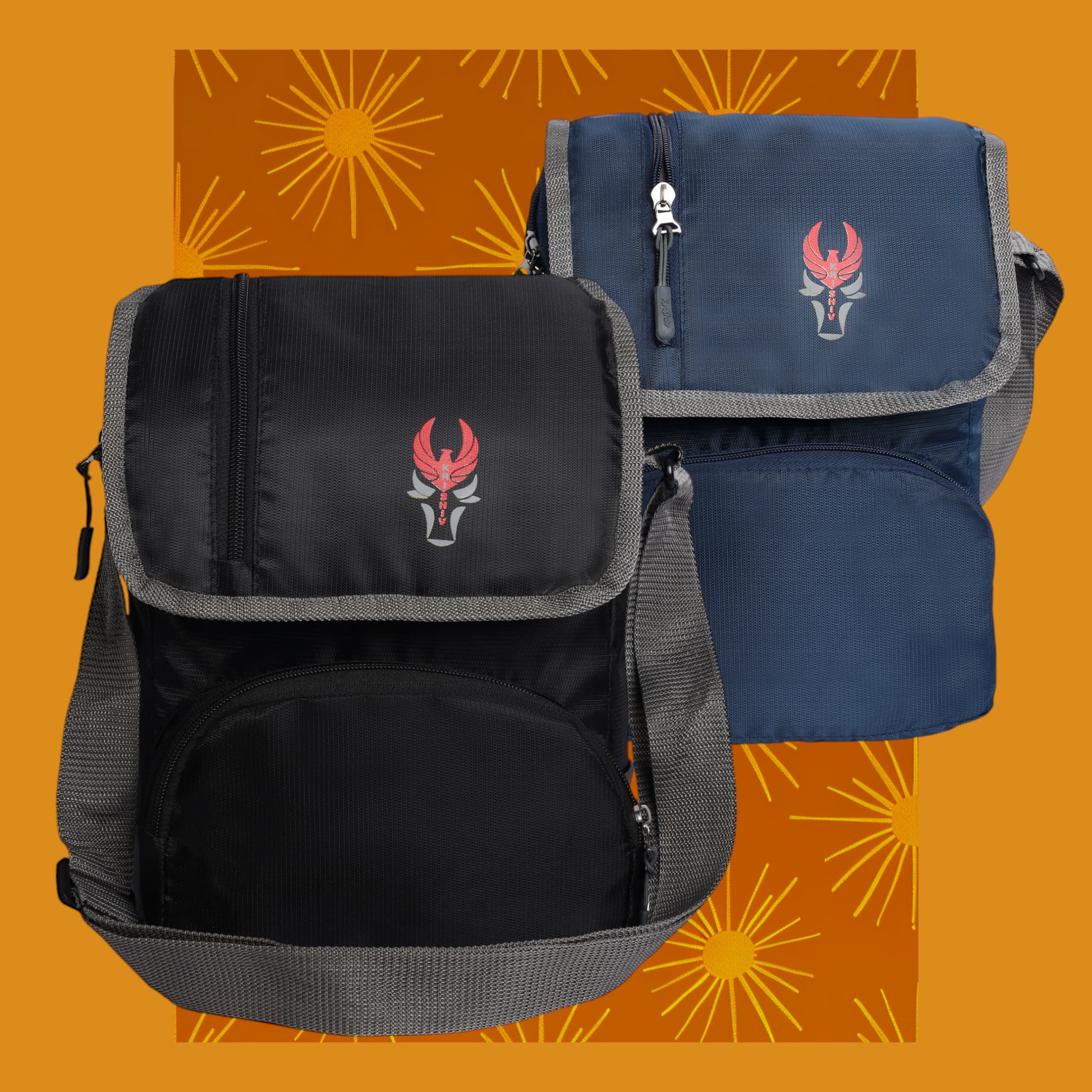 Krishiv Crossfit Nylon Sling Crossbody for Travel Office Business Bag