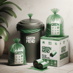 Bag-on-rolls garbage bags