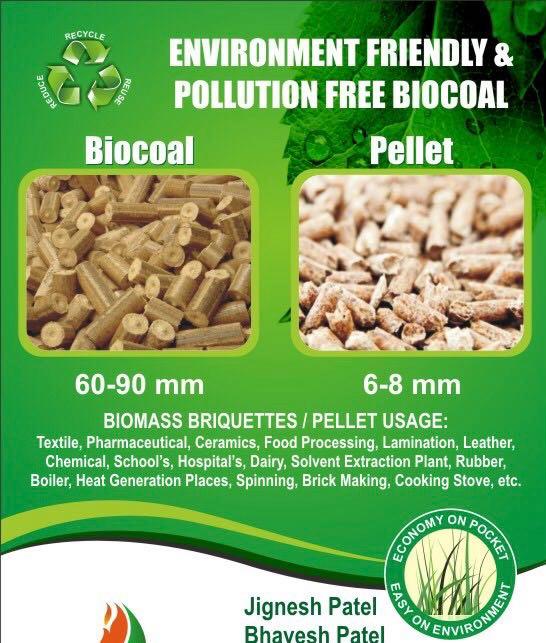 Environment friendly & pollution free biocoal