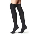 BUNAAYI KNEE HIGH SOCKS - BLACK (2 PAIR)