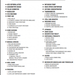 Hospital equipment