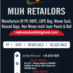 Mfg. of PP, HDPE, LDPE bags, Reused bags, Woven sack etc.