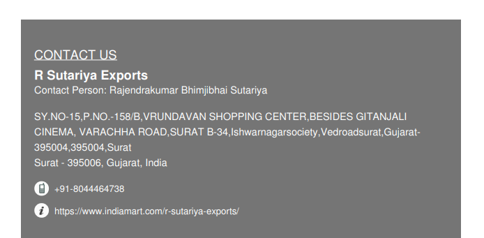 Diamond Manufactring Imports Exports
