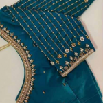 Embroidered work