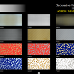 Decorative wall tiles