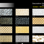 Decorative wall tiles