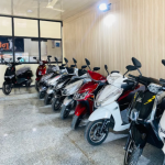 Electric motor scooter