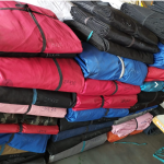Tarpaulins, rope, conveyor belts, carpet,