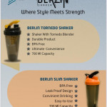 Shaker With Tornedo Blender